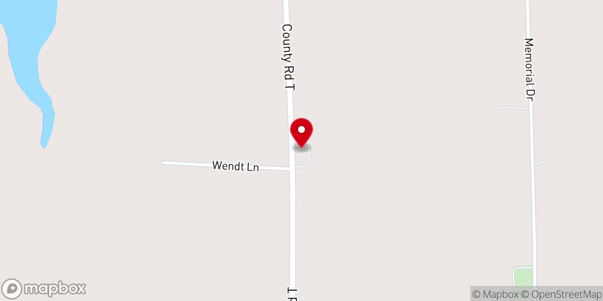 Map showing location of Zion Lutheran Church