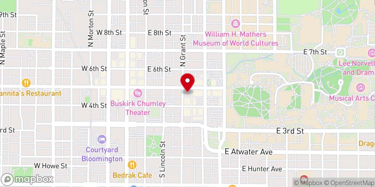 Map showing location of Trinity Episcopal Church