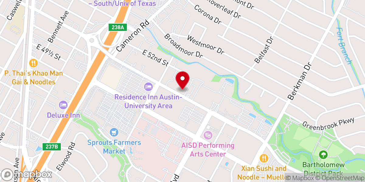 Map showing location of Our Lady's Maronite Church