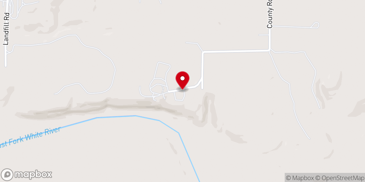 Map showing location of Camp Bedford