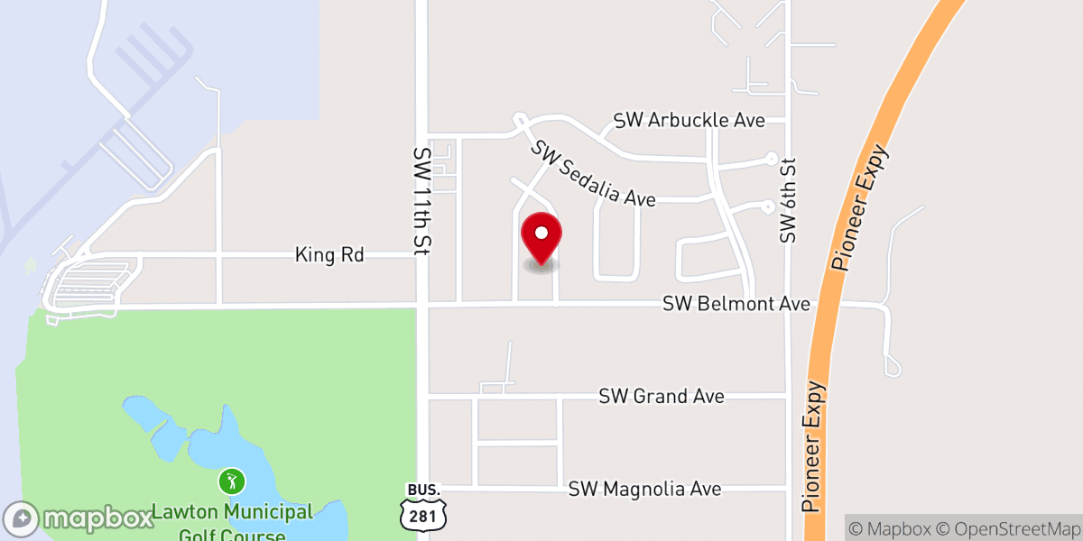 Map showing location of Barnett African Methodist Church