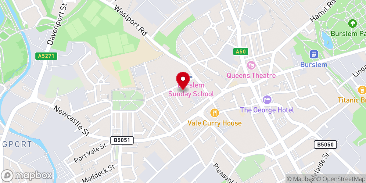 Map showing location of St Joseph's Catholic Church