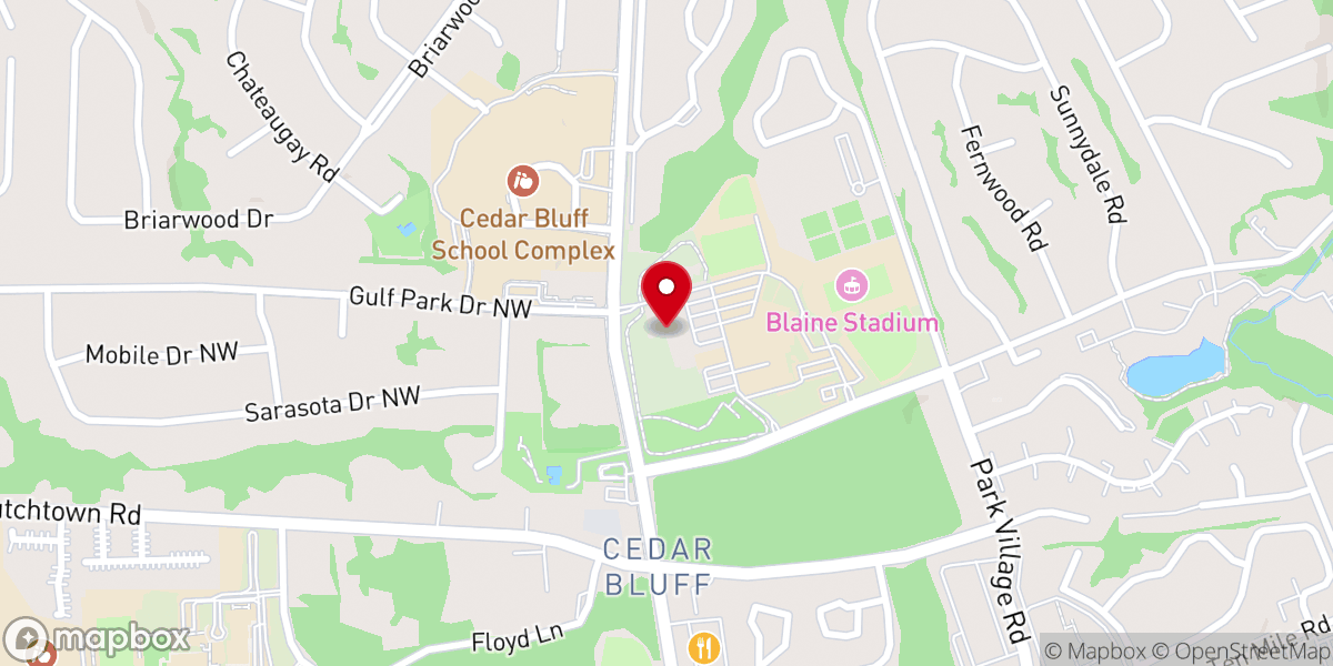 Map showing location of All Saints Catholic Church