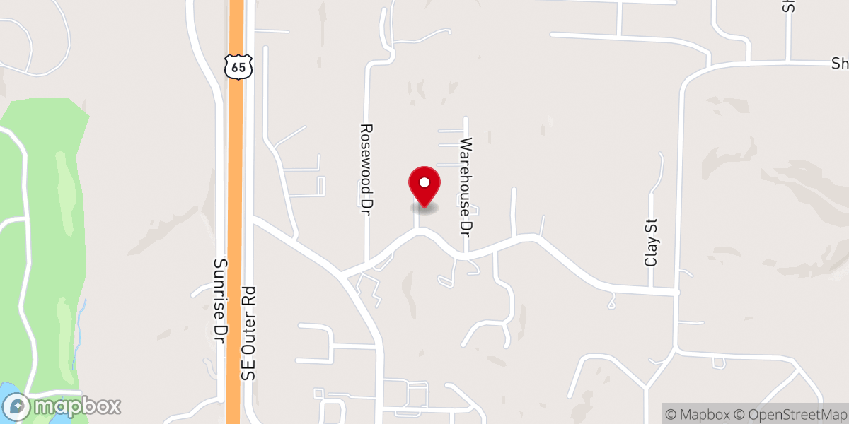 Map showing location of Citizens Church