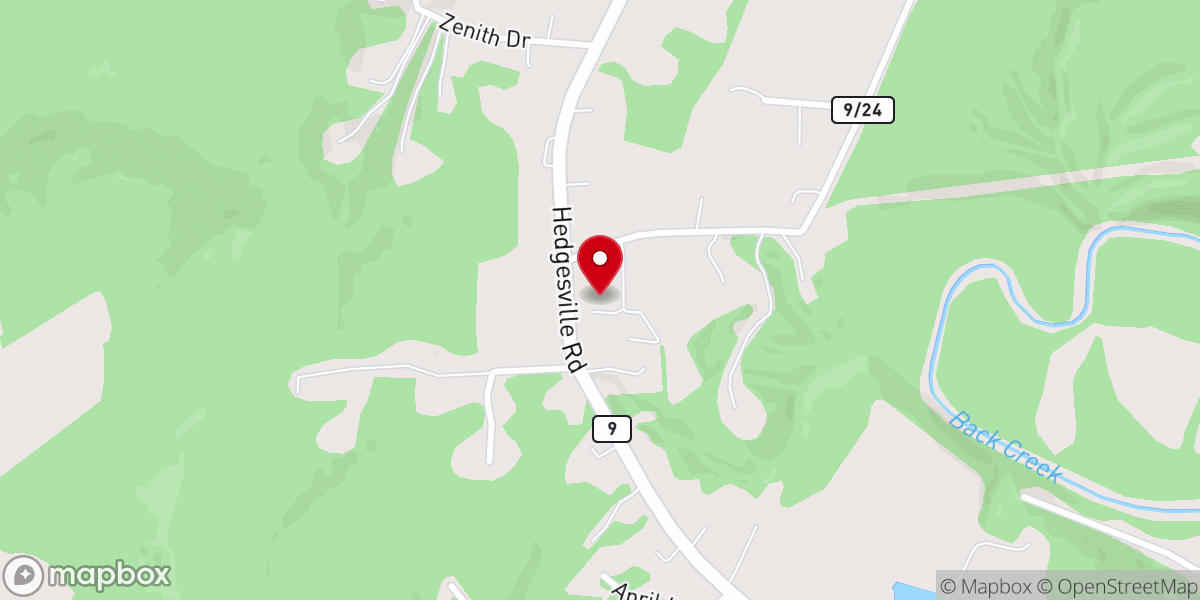 Map showing location of Johnsontown Bible Church
