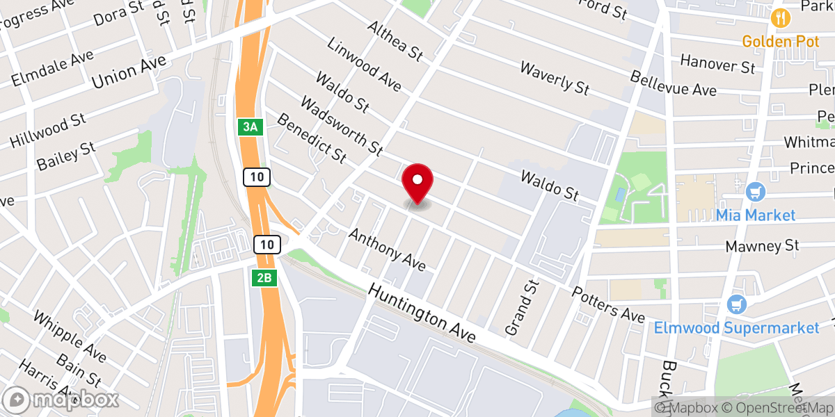 Map showing location of Assumption of the Blessed Virgin Mary Catholic Church