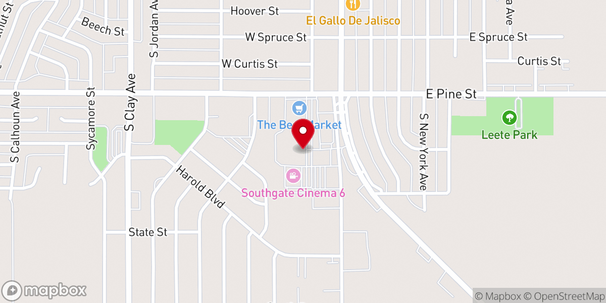 Map showing location of Ministerio Cristiano casa de Restauracion