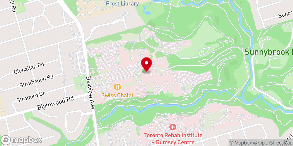 Map showing location of Muslim Prayer Room