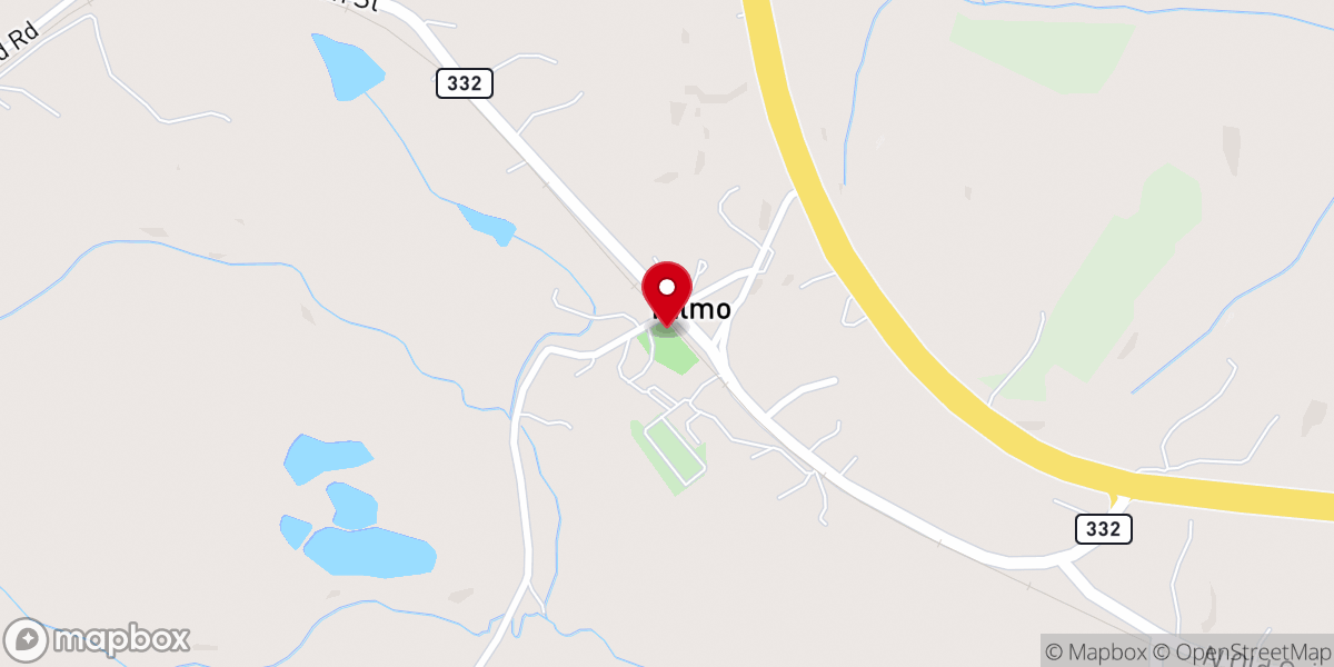 Map showing location of Historic Talmo Park