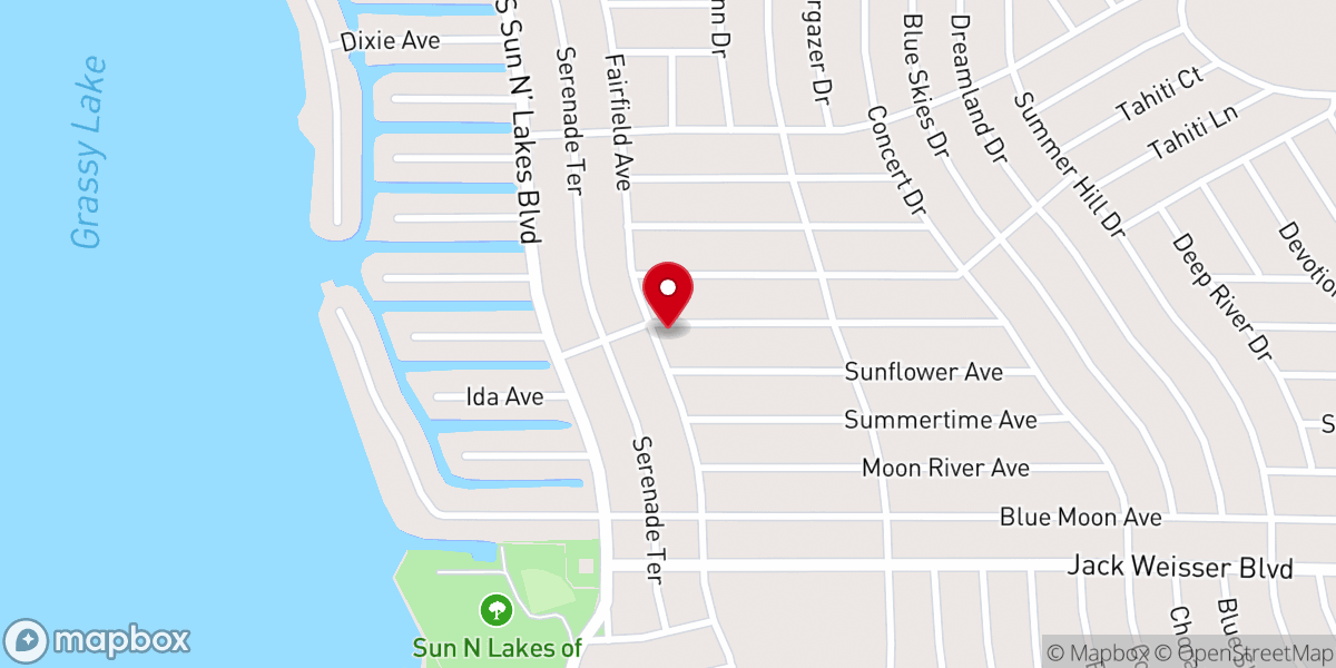 Map showing location of House of Faith Hope and Love