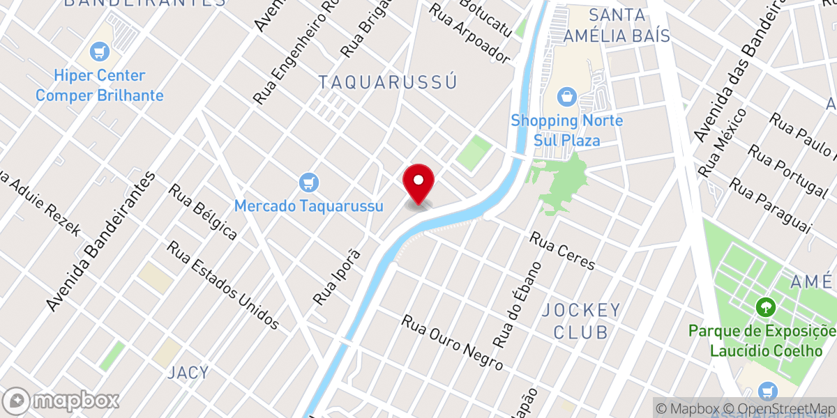 Map showing location of Igreja Católica Santa Paulina