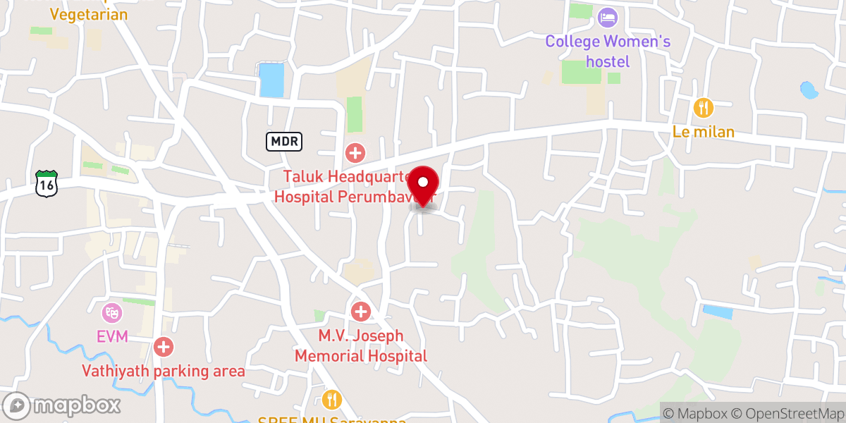 Map showing location of The Pentecostal Mission