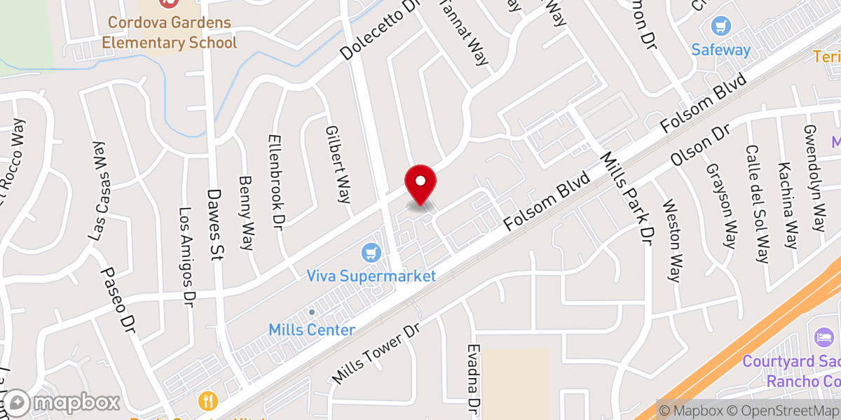 Map showing location of Goodnews sacramento Church