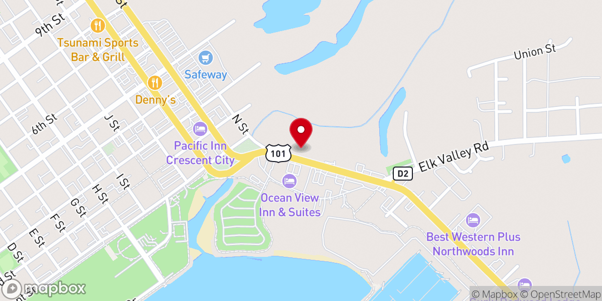 Map showing location of Perlita's Authentic Mexican