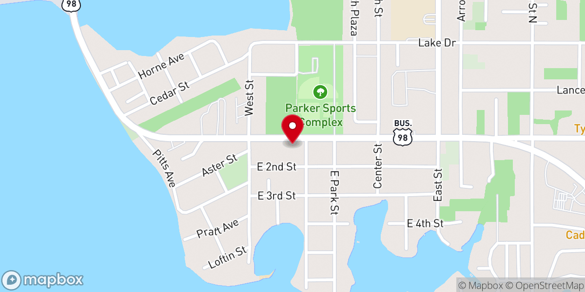 Map showing location of Bible Believers Baptist Church