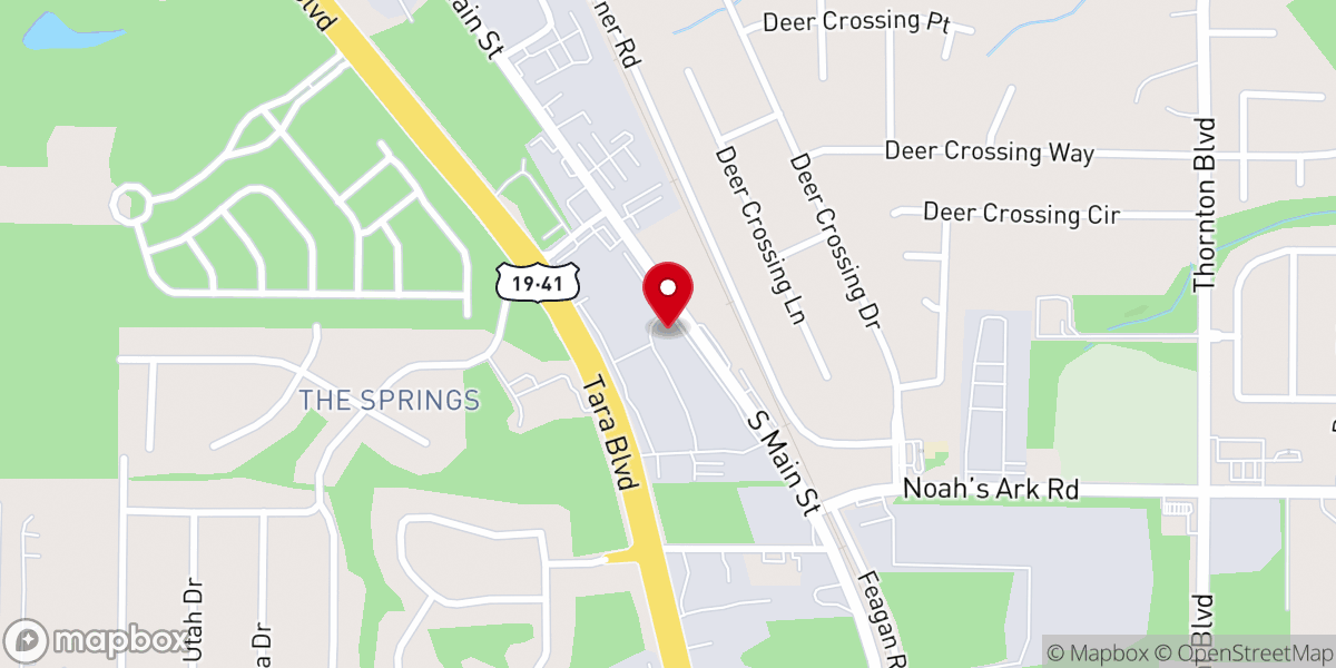 Map showing location of The Chapel Jonesboro