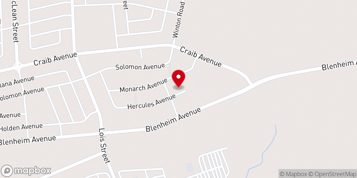 Map showing location of Apostolic Faith Mission Miracolo Centro