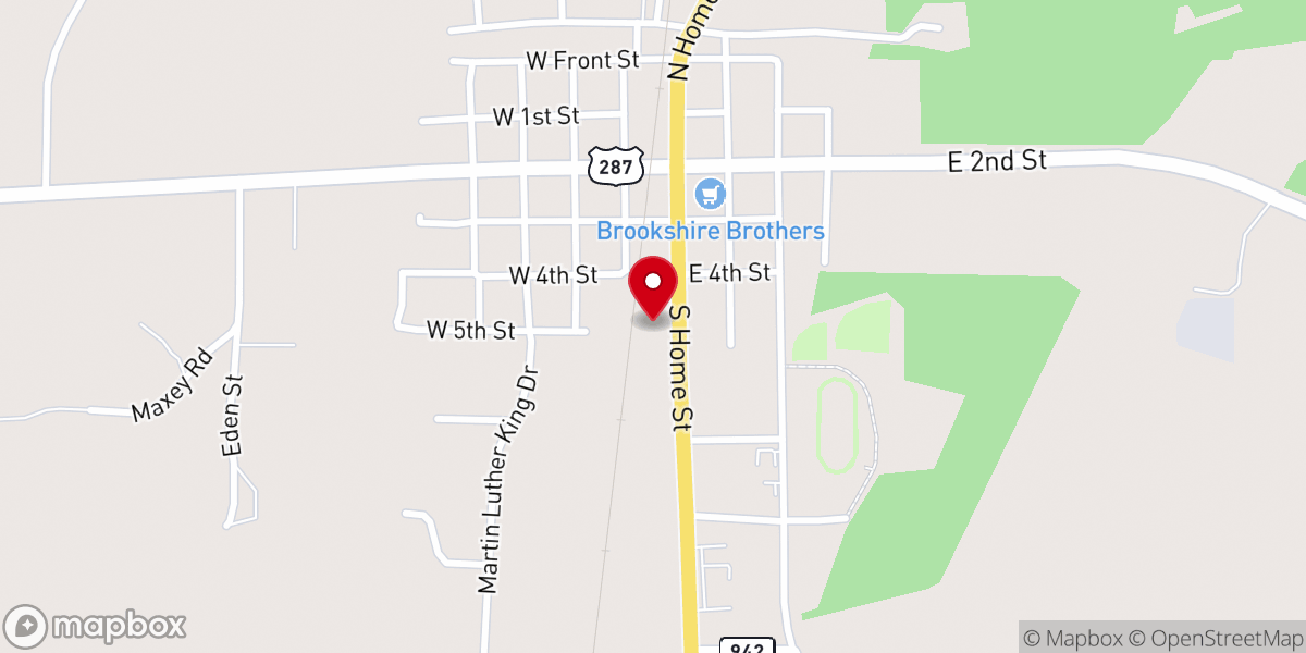 Map showing location of Faith Temple Evangelistic Center