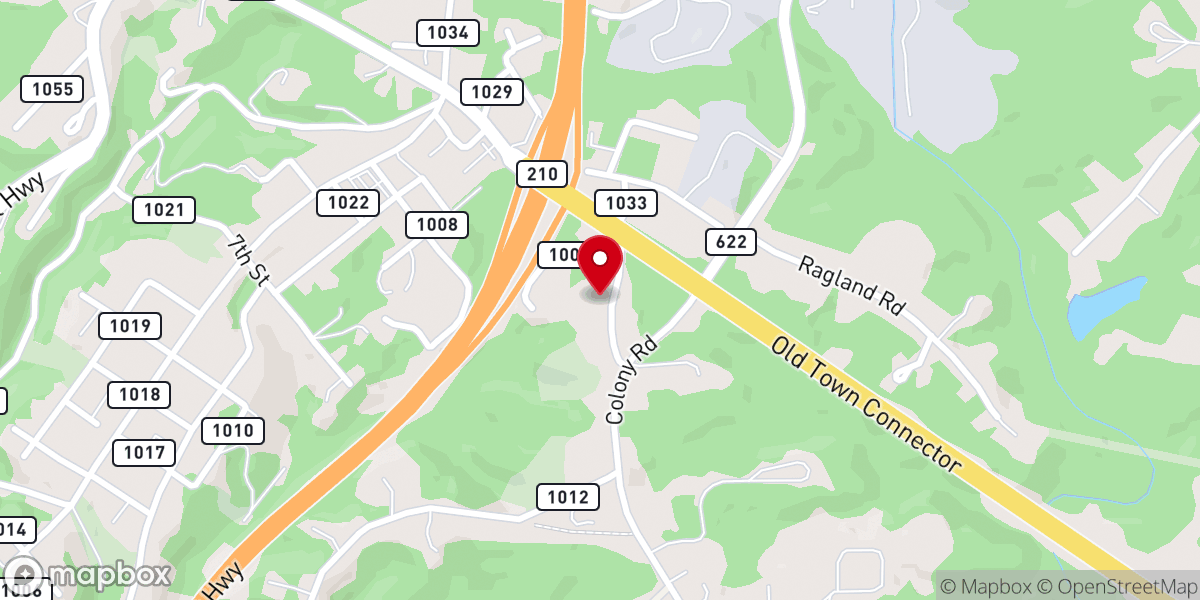 Map showing location of Fellowship Christian Academy