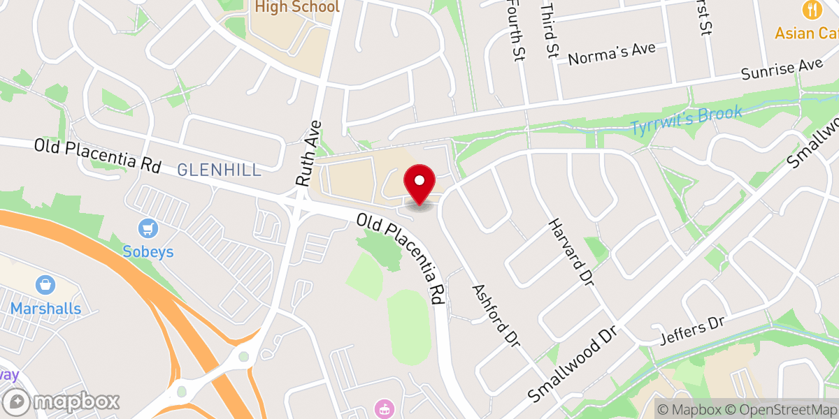 Map showing location of Our Lady, Queen of Families Parish