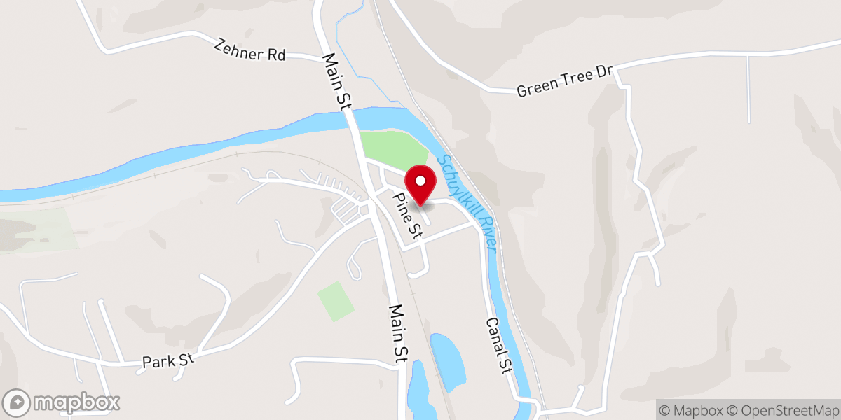 Map showing location of Faith Reformed United Church of Christ