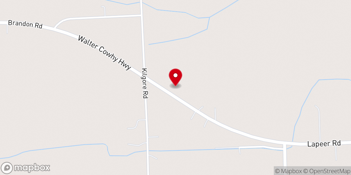 Map showing location of In His Grace Community Church