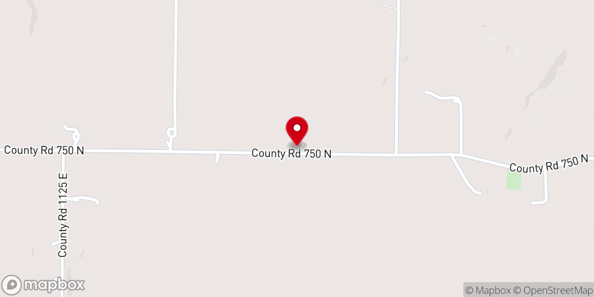 Map showing location of Mount Pleasant Church