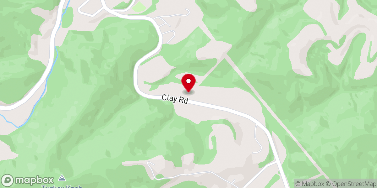 Map showing location of New Life Baptist Church