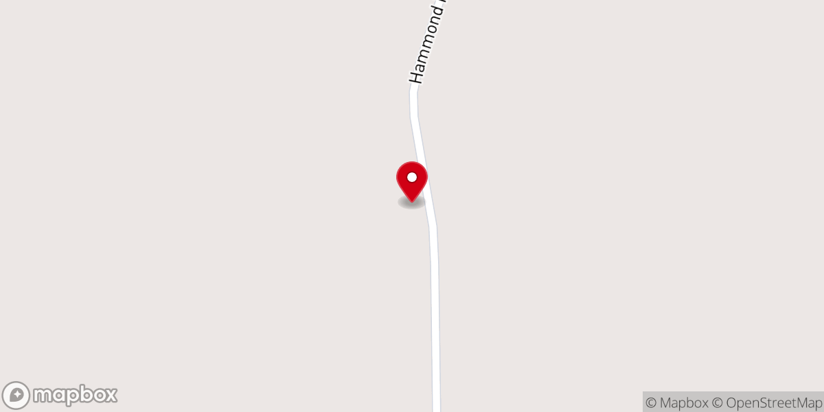 Map showing location of Hope Baptist Church
