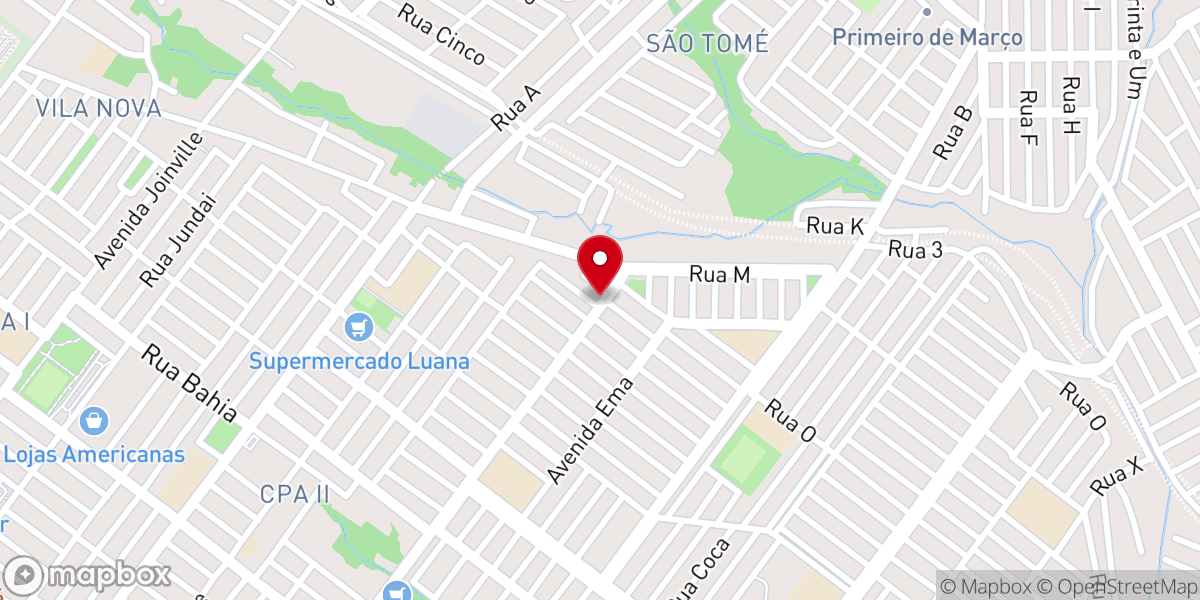 Map showing location of Igreja Pentecostal CASA DO SENHOR