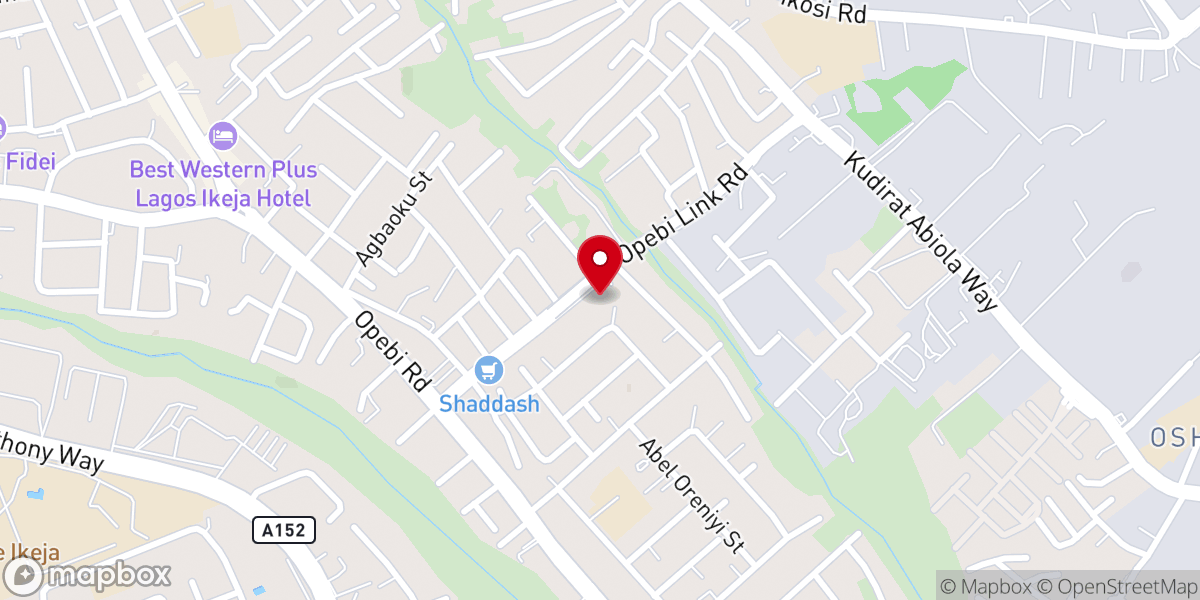 Map showing location of Strongtower Baptist Church