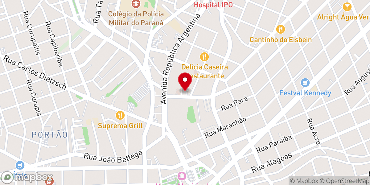 Map showing location of Comunhão Cristã ABBA