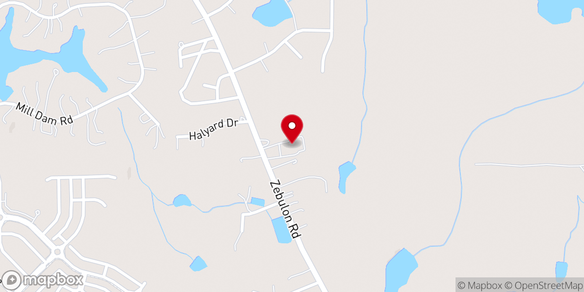 Map showing location of Corinth United Church