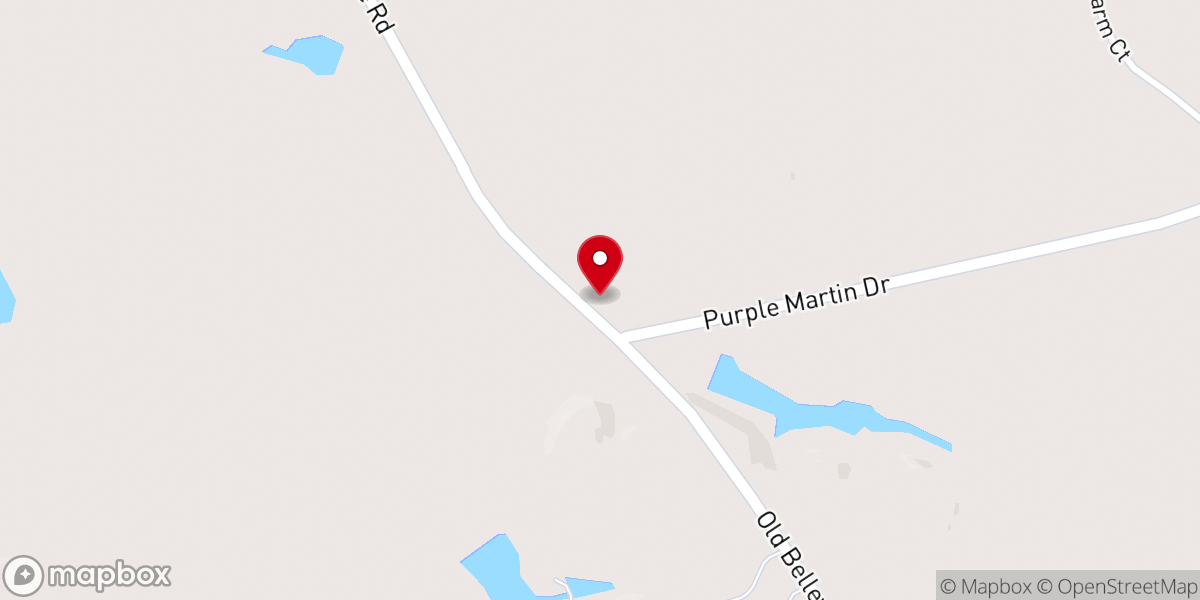 Map showing location of Mount Carmel Church