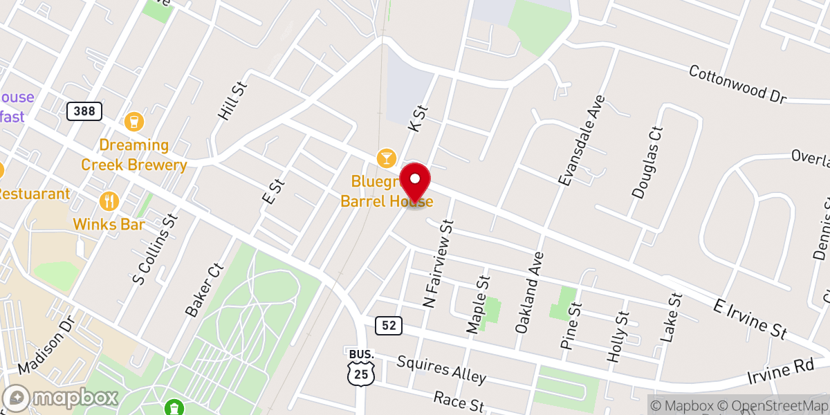 Map showing location of The Anchor United Pentecostal Church