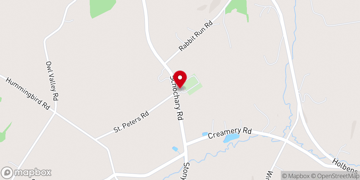 Map showing location of St Peter's Union Church