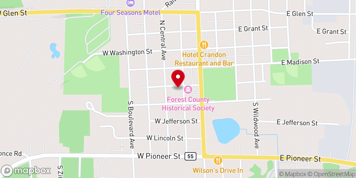 Map showing location of Living Faith Church of God