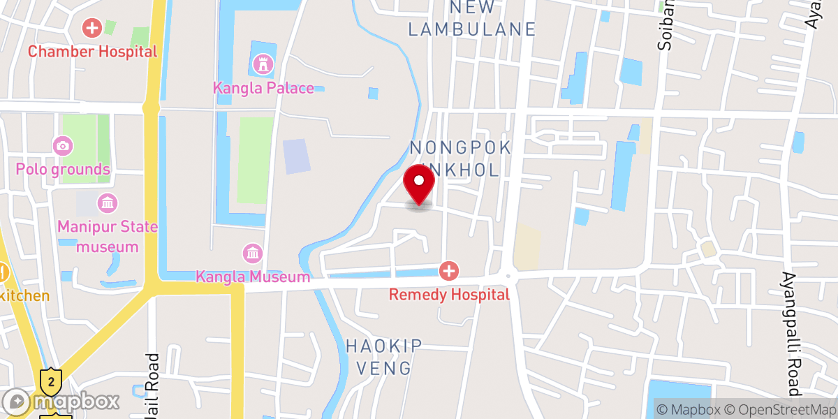 Map showing location of Mission Lane Baptist Church