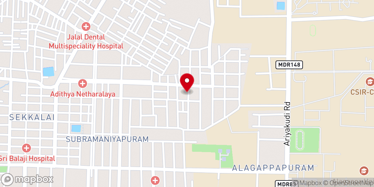 Map showing location of THE PENTECOSTAL MISSION