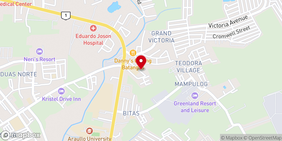 Map showing location of JOSHUA Church Cabanatuan