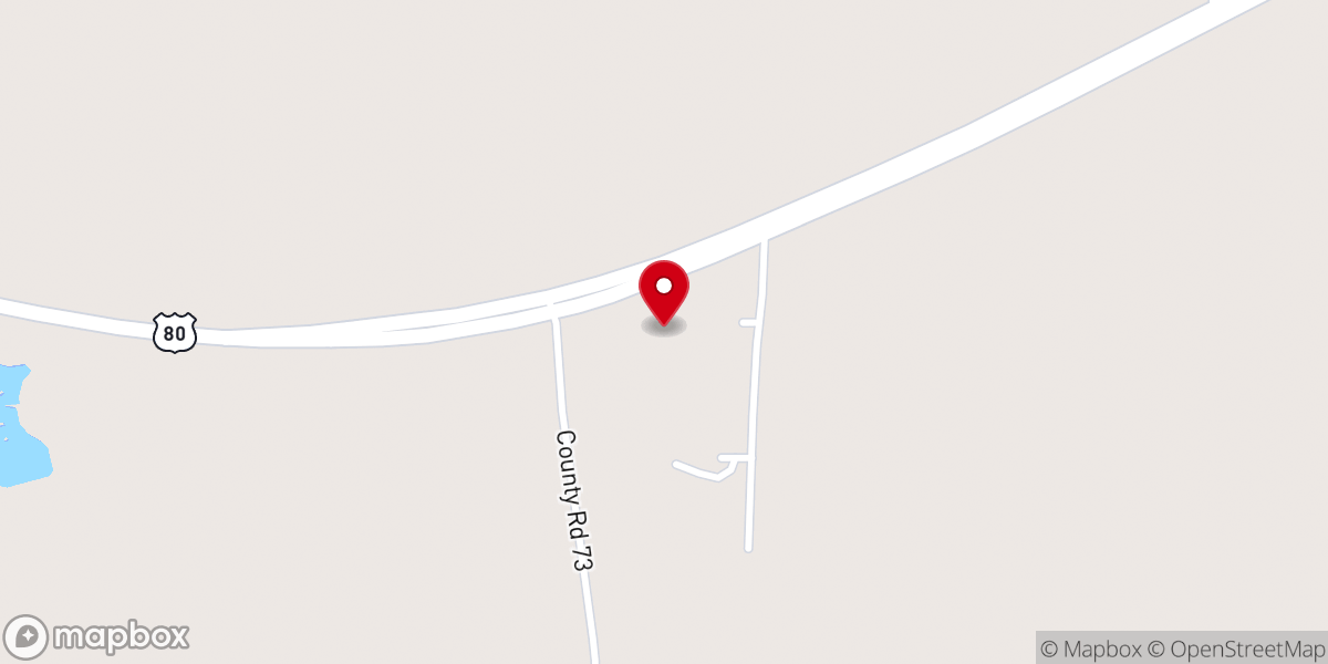 Map showing location of Sweet Canaan Church