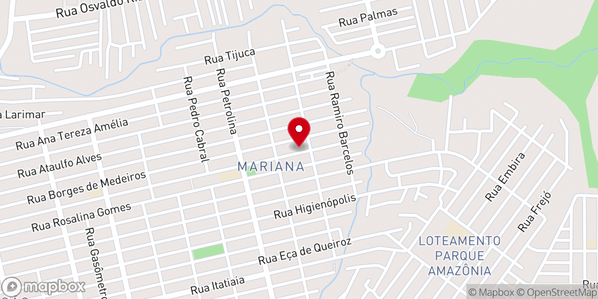 Map showing location of Comunidade Nossa Senhora de Fátima