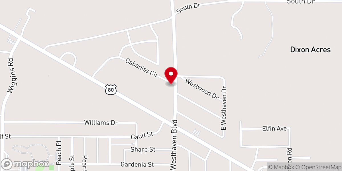 Map showing location of Abounding Grace & Mercy