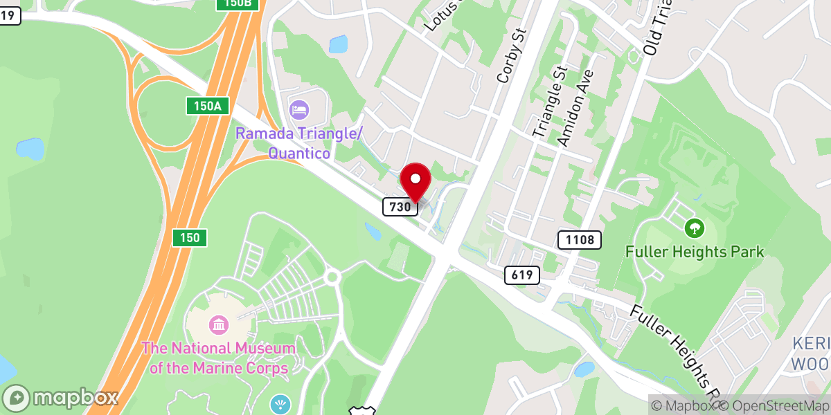 Map showing location of Greater New Life Church