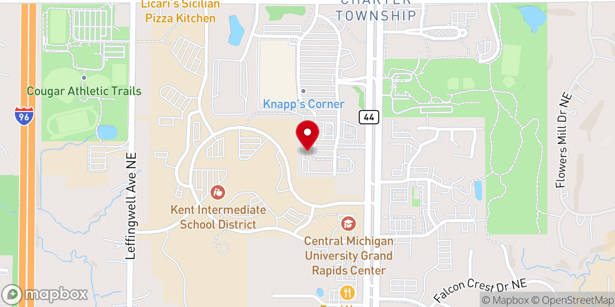 Map showing location of Celebration Fellowship