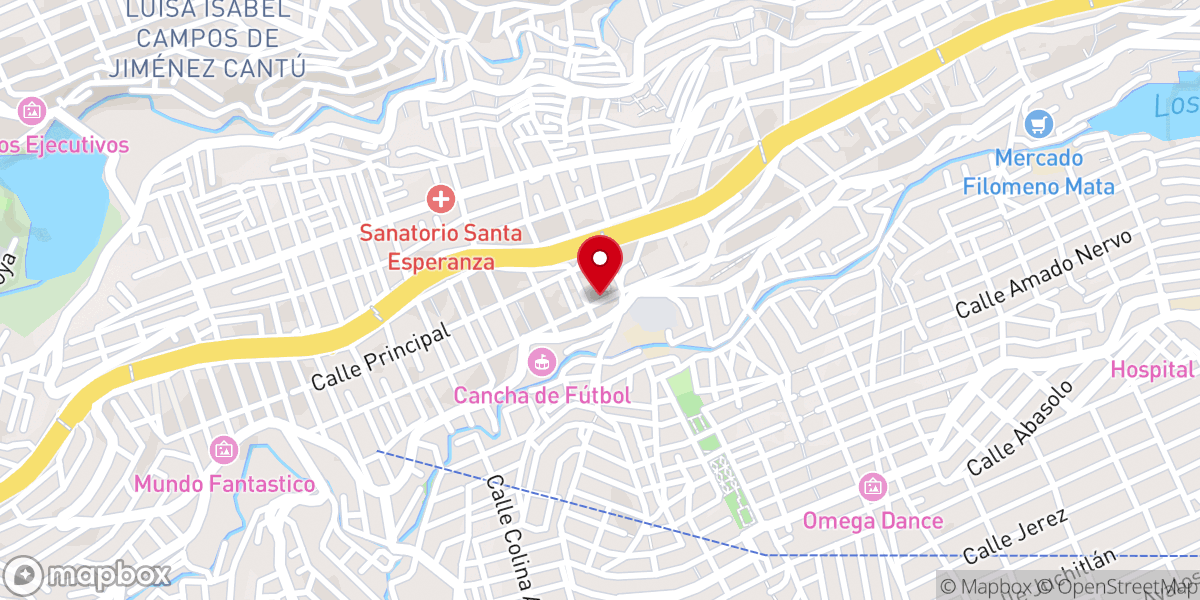 Map showing location of Iglesia Internacional El Camino Es Cristo-MÉXico