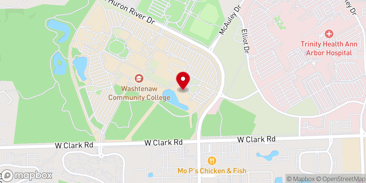 Map showing location of Treeline Church