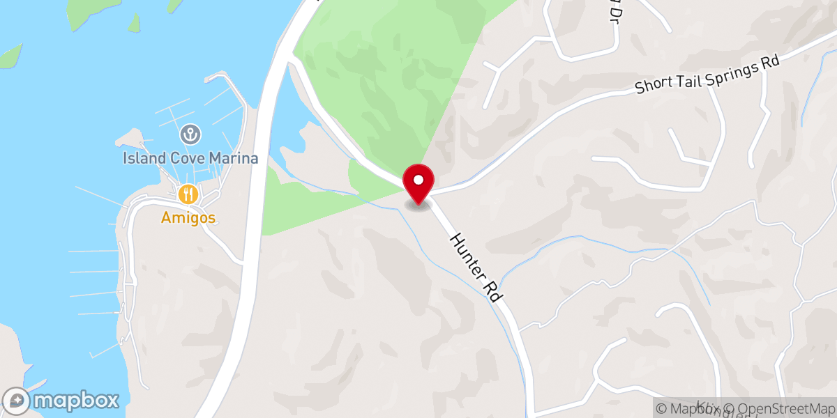 Map showing location of Church of the Highlands