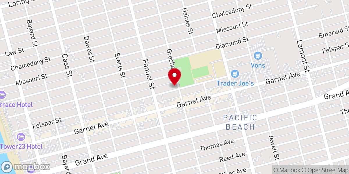 Map showing location of St. Paul's Lutheran Church