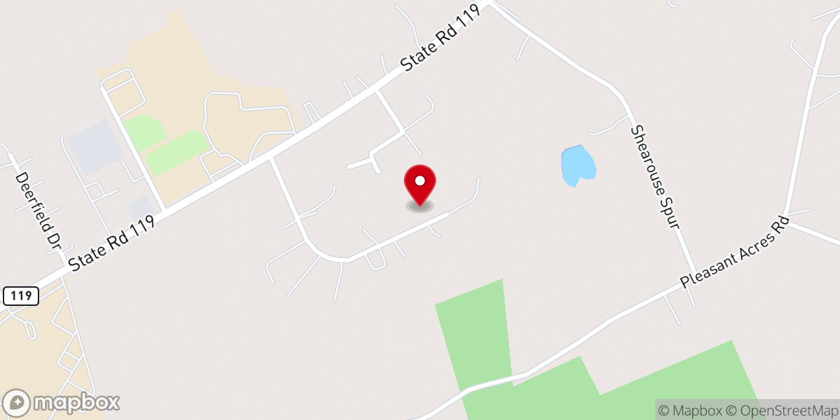 Map showing location of Springfield United Methodist Church FCA Power Camp